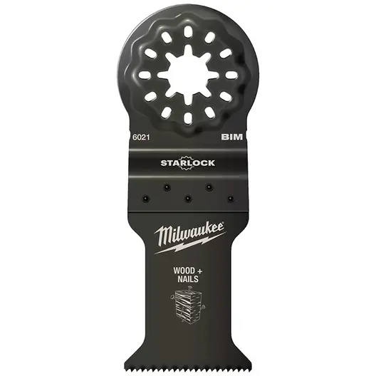 Нож за многофункционален осцилатор Milwaukee  35 мм, Starlock, BiM, 6021