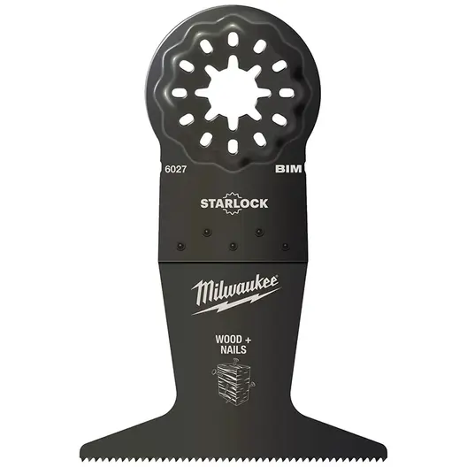 Нож за многофункционален осцилатор Milwaukee  65 мм, Starlock, BiM, 6027