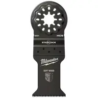 Нож за многофункционален осцилатор Milwaukee  35 мм, Starlock, HCS въглеродна стомана, 6001