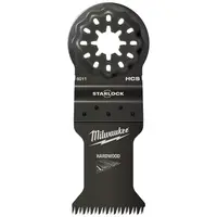 Нож за многофункционален осцилатор Milwaukee  35 мм, Starlock, HCS въглеродна стомана, 6011