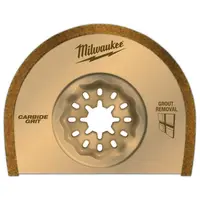 Нож за многофункционален осцилатор Milwaukee  полукръгъл 75 мм, Starlock, HM стомана, 6051