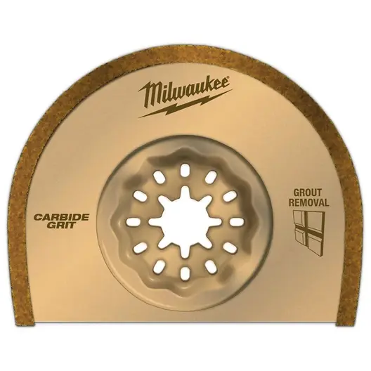 Нож за многофункционален осцилатор Milwaukee  полукръгъл 75 мм, Starlock, HM стомана, 6051