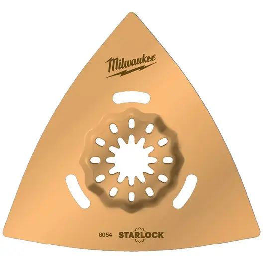 Нож за многофункционален осцилатор Milwaukee  триъгълен 80 мм, Starlock, HM стомана, 6054