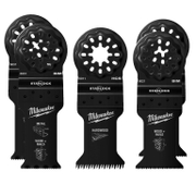 Нож за многофункционален осцилатор Milwaukee  комплект 28/35 мм, Starlock, BiM, HCS въглеродна стомана, 5 бр. - product - 095 MLA1725