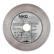 Диск диамантен за шлайфане NKG и рязане на керамика, гранит и мрамор  125 мм, 22.23 мм, 1.6 мм, TurboCUT - product - 095 NVM1762