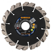 Диск диамантен за сухо рязане Rhodius универсален  125 мм, 22.23 мм, 20 мм, LD402 All in One - product - 095 RDS1353
