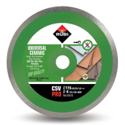 Диск диамантен за сухо рязане Rubi на керамика, теракот и фаянс  115 мм, 22.23 мм, 1.7 мм, CSV Pro - product - 095 RUB 470
