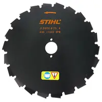 Диск за рязане на храсти STIHL метален с длетовиден зъб  ф 225x20 мм, 24 z, FS480