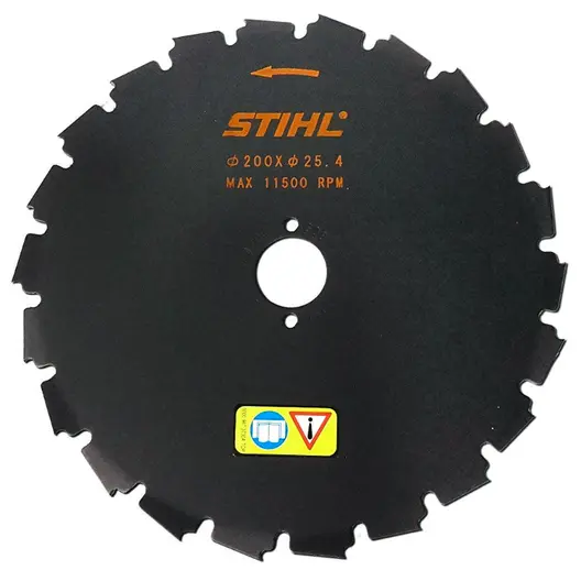 Диск за рязане на храсти STIHL метален с длетовиден зъб  ф 225x20 мм, 24 z, FS480