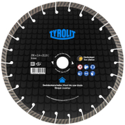 Диск диамантен за сухо рязане Tyrolit на тухли, бетон и керемиди  230 мм, 22.23 мм, 2.4 мм - product - 095 TRT1058