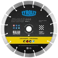 Диск диамантен за сухо рязане Tyrolit универсален  350 мм, 25.4 мм, 3 мм, Premium***DCU 4in1