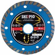 Диск диамантен за сухо рязане Weiler на гранит, мрамор и скални материали  125 мм, 22.23 мм, Scorpio Blue Turbo Standard - product - 095 VVI 687