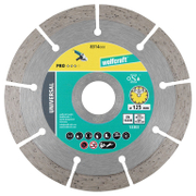 Диск диамантен за сухо рязане Wolfcraft универсален  125 мм, 22.23 мм, Pro Universal - product - 095 WLF1874