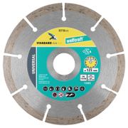 Диск диамантен за сухо рязане Wolfcraft универсален  125 мм, 22.23 мм, Solid Universal - product - 095 WLF1878
