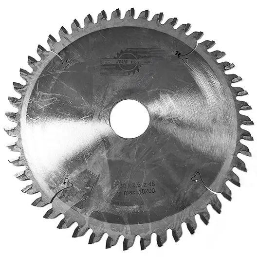 Диск циркулярен за рязане ZMM универсален с HM пластини  180 мм, 30 мм, 1.3 мм, 48 z