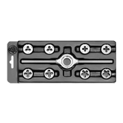 Комплект плашки Bucovice метрична резба  M3-M12 мм, CS въглеродна стомана, 9 бр. - product - 096 NRB 059