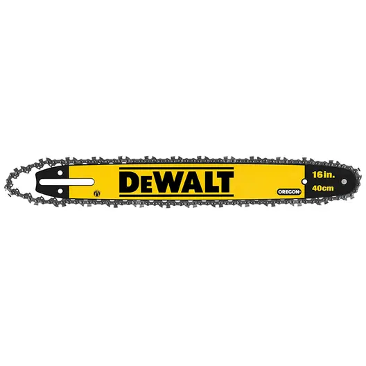 Шина DeWALT за верижен трион комплект с верига 40 см, DT20660