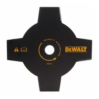 Нож за косене на трева DeWALT метален за моторна коса  ф 230х25.4 мм, 4 z, DT20655