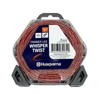 Корда Husqvarna за моторна коса усукана безшумна 2.4 мм, 12 м, оранжева, Whisper Twist