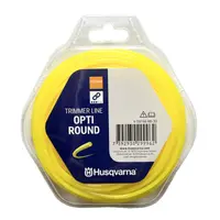 Корда Husqvarna за моторна коса кръгла 2.7 мм, 70 м, жълта, Opti Round