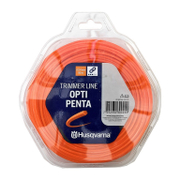 Корда Husqvarna за моторна коса петоъгълна 2.4 мм, 90 м, оранжева, Opti Penta - product - 097 HSQ 705