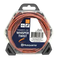 Корда Husqvarna за моторна коса усукана безшумна 2.7 мм, 10 м, оранжева, Whisper Twist