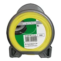 Корда HiKOKI - Hitachi за моторна коса квадратна 3 мм, 15 м, жълта