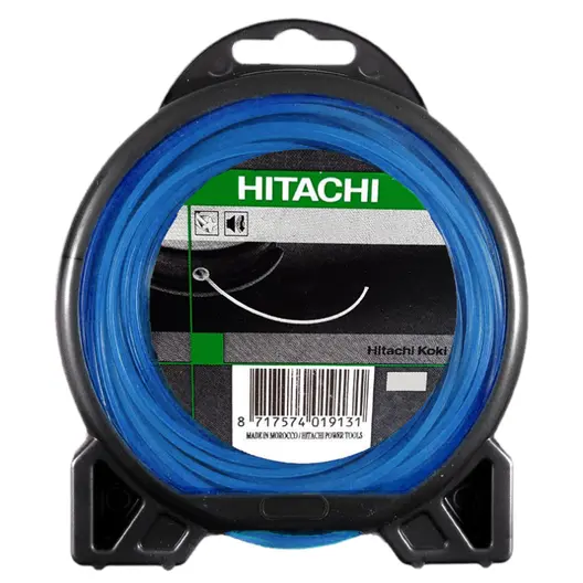 Корда HiKOKI - Hitachi за моторна коса кръгла 1.6 мм, 15 м, синя