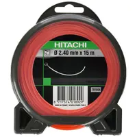 Корда HiKOKI - Hitachi за моторна коса кръгла 2.4 мм, 15 м, оранжева