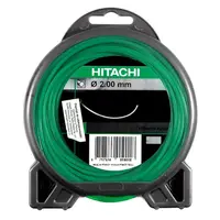 Корда HiKOKI - Hitachi за моторна коса квадратна 2 мм, 99 м, зелена