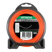 Корда HiKOKI - Hitachi за моторна коса квадратна 2.4 мм, 15 м, оранжева - product - 097 HTC 385
