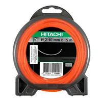 Корда HiKOKI - Hitachi за моторна коса квадратна 2.4 мм, 15 м, оранжева