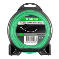 Корда HiKOKI - Hitachi за моторна коса усукана безшумна 2 мм, 15 м, зелена