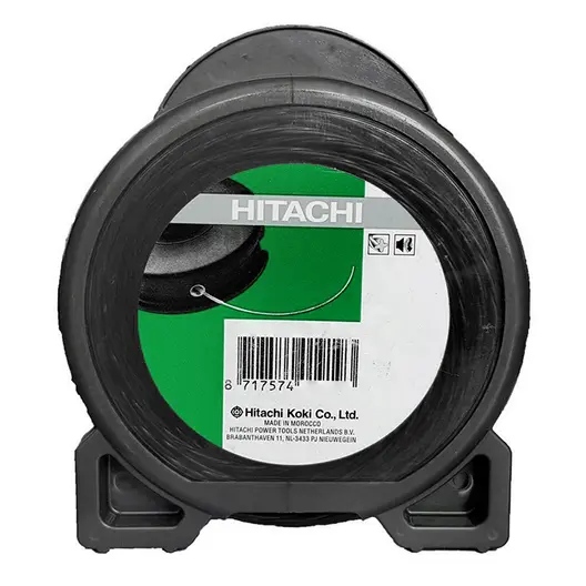 Корда HiKOKI - Hitachi за моторна коса усукана безшумна 3.3 мм, 46 м, черна