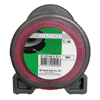 Корда HiKOKI - Hitachi за моторна коса усукана безшумна 2.7 мм, 72 м, червена