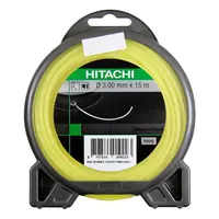 Корда HiKOKI - Hitachi за моторна коса усукана безшумна 3 мм, 15 м, жълта