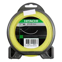 Корда HiKOKI - Hitachi за моторна коса усукана безшумна 3 мм, 28 м, жълта