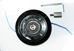 Глава за тример с корда Makita двуконечна полуавтоматична  119 мм, за корда 2.4-3 мм, DBC310, DBC340, DBC4010, DBC4510 - product - 097 MKT 165