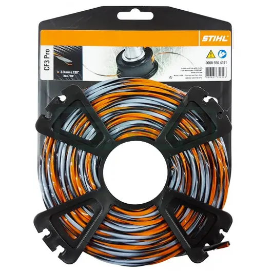 Корда STIHL за моторна коса квадратна 3.3 мм, 34 м, CF3 Pro