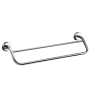 Закачалка за баня Kapitan двойна  500x120x100 мм, неръждаема стомана, кръгла, Modern - product - 098 DPL 239