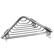 Етажерка за тоалетни принадлежности Kapitan единична мини  150x150x30 мм, неръждаема стомана, Nets & More - product - 098 DPL 244