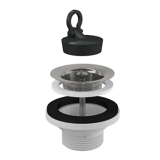 Витло за сифон на мивка Alca Plast пластмасово  ф 62 мм x 1 1/4", A31