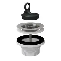 Витло за сифон на мивка Alca Plast пластмасово  ф 70 мм x 1 1/2", A33