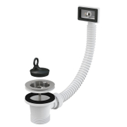 Витло за сифон на мивка Alca Plast пластмасово с преливник  ф 70 мм x 1 1/2, A331 - product - 098 MIP 201