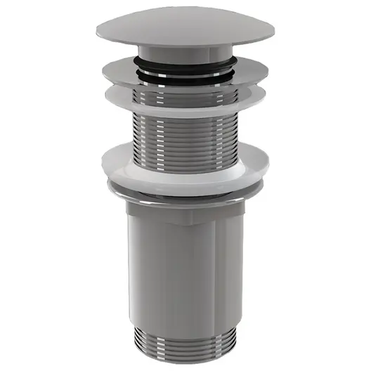Витло за сифон на мивка Alca Plast с голяма тапа - click/clack  ф 62 мм x 1 1/4", A395