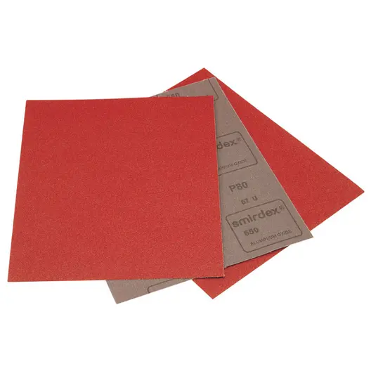 Шкурка на текстилна основа Smirdex на листа  280x230 мм, P150, 650 J Cloth
