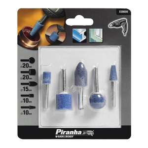 Шлайфгрифер Black & Decker комплект ф 6 мм, 5 бр., Piranha