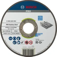 Диск карбофлексен за рязане Bosch на неръждаема стомана  125 мм, 2 мм, 22.23 мм, PRO Stainless Steel