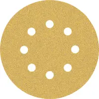 Шкурка за орбитален шлайф Bosch с 8 отвора  125 мм, P60, 5 бр., Expert C470