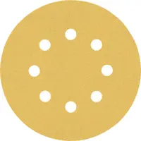 Шкурка за орбитален шлайф Bosch с 8 отвора  125 мм, P120, 5 бр., Expert C470